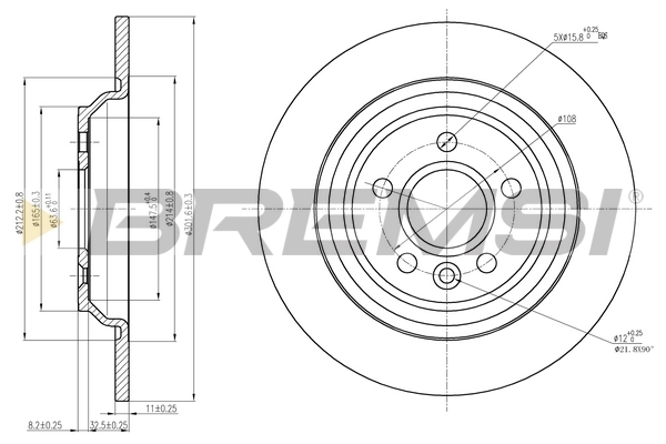 BREMSI féktárcsa - CD7720S - TothCarparts