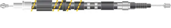 MGA huzal, rögzítőfék - CF5042 - TothCarparts