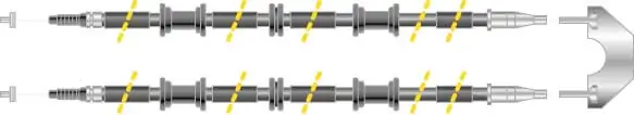 MGA huzal, rögzítőfék - CF6285 - TothCarparts