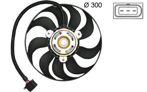 MAHLE ventilátor, motorhűtés - CFF 377 000S - TothCarparts