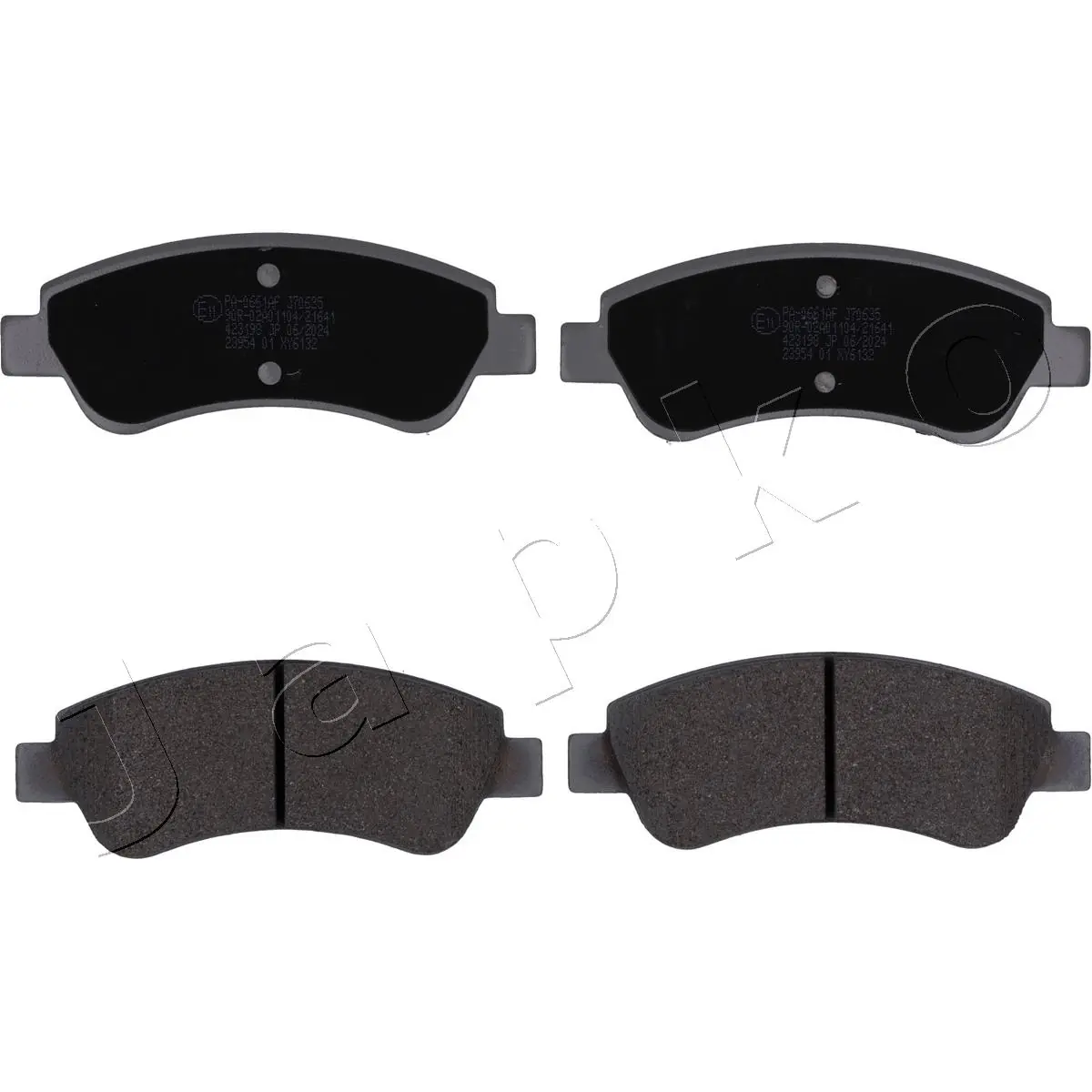 JAPKO fékbetétkészlet, tárcsafék - 500661 - TothCarparts