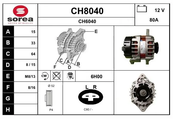 SNRA generátor - CH8040 - TothCarparts