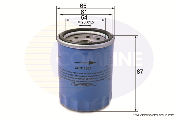 COMLINE olajszűrő - CHN11562 - TothCarparts