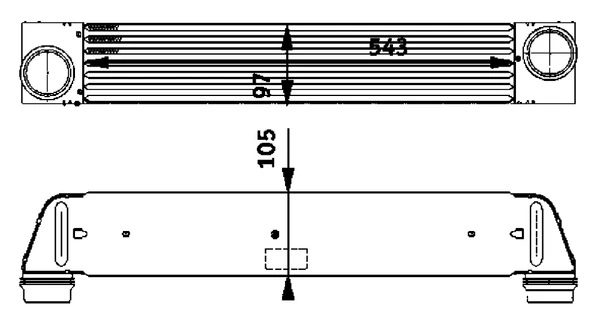 MAHLE töltőlevegő-hűtő - CI 79 000P - TothCarparts