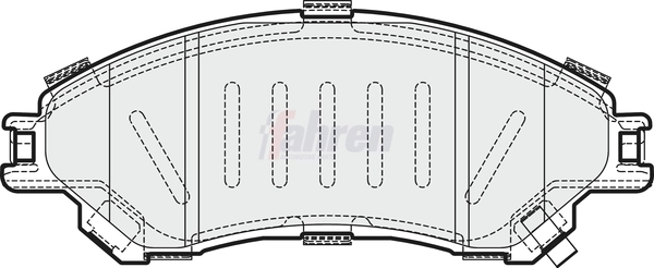Fahren fékbetétkészlet, tárcsafék - FBP3755 - TothCarparts