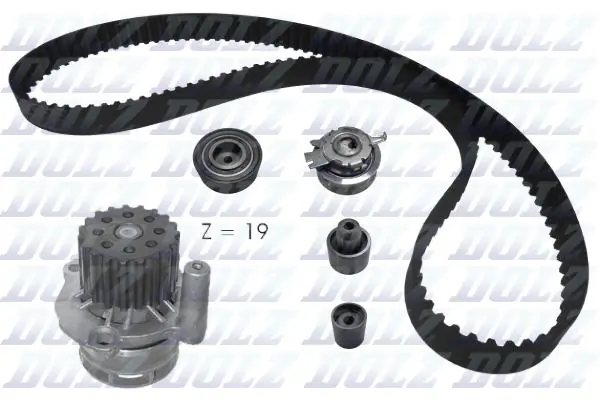 ANDEL Vízpumpa + fogasszíj készlet - ANK0080 - TothCarparts