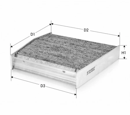 TECNECO FILTERS szűrő, utastér levegő - CK9408C - TothCarparts