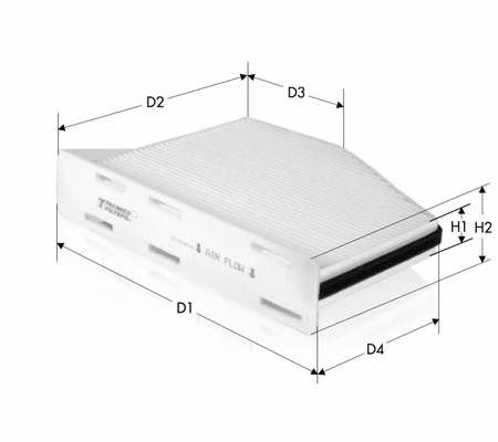 TECNECO FILTERS szűrő, utastér levegő - CK9922 - TothCarparts