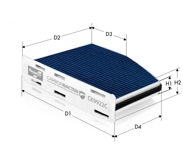 TECNECO FILTERS szűrő, utastér levegő - CK9922C - TothCarparts