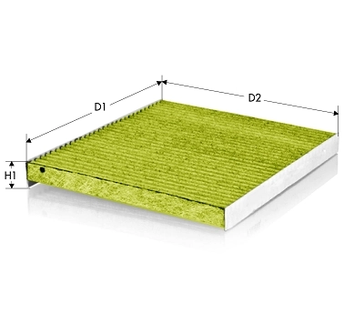TECNECO FILTERS szűrő, utastér levegő - CKA10059 - TothCarparts