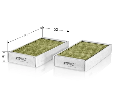 TECNECO FILTERS szűrő, utastér levegő - CKA23005-2 - TothCarparts