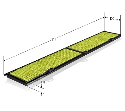 TECNECO FILTERS szűrő, utastér levegő - CKA8430 - TothCarparts