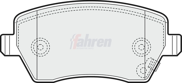 Fahren fékbetétkészlet, tárcsafék - FBP3135 - TothCarparts