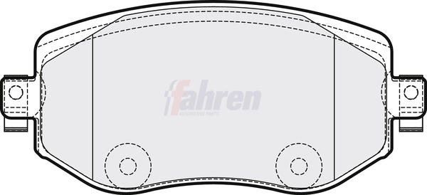 Fahren fékbetétkészlet, tárcsafék - FBP3843 - TothCarparts