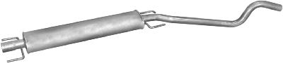 EDEX középső hangtompító - 17.312 - TothCarparts