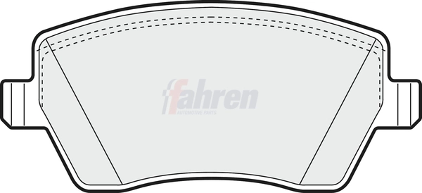 Fahren fékbetétkészlet, tárcsafék - FBP3075 - TothCarparts