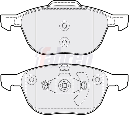Fahren fékbetétkészlet, tárcsafék - FBP3082 - TothCarparts
