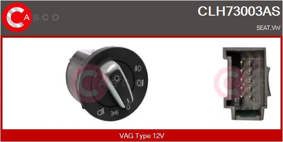 CASCO kapcsoló, főfényszóró - CLH73003AS - TothCarparts