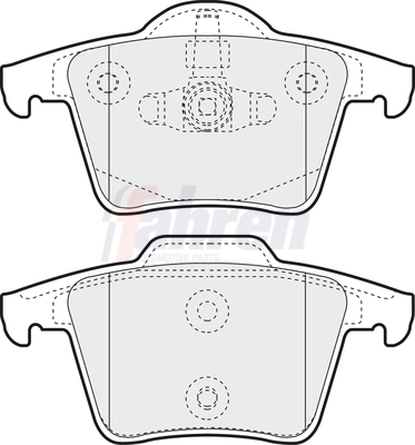 Fahren fékbetétkészlet, tárcsafék - FBP3189 - TothCarparts