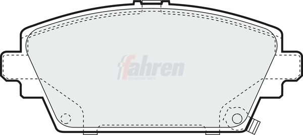 Fahren fékbetétkészlet, tárcsafék - FBP3133 - TothCarparts