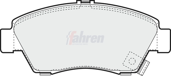 Fahren fékbetétkészlet, tárcsafék - FBP3456 - TothCarparts
