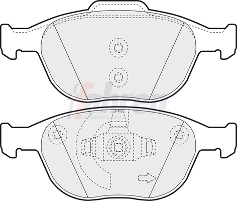 Fahren fékbetétkészlet, tárcsafék - FBP3074 - TothCarparts