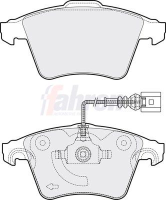 Fahren fékbetétkészlet, tárcsafék - FBP3166 - TothCarparts