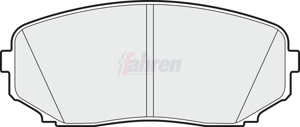 Fahren fékbetétkészlet, tárcsafék - FBP4268 - TothCarparts