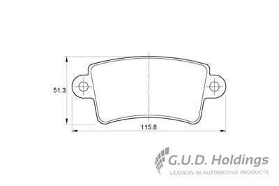 Safeline fékbetétkészlet, tárcsafék - D3568 - TothCarparts