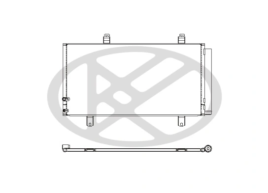 KOYORAD kondenzátor, klíma - CD010392M - TothCarparts