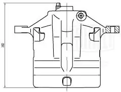 TRIALLI féknyereg - CF 205801 - TothCarparts