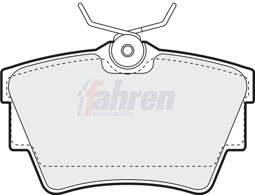 Fahren fékbetétkészlet, tárcsafék - FBP3025 - TothCarparts