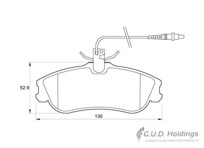 Safeline fékbetétkészlet, tárcsafék - D3411 - TothCarparts