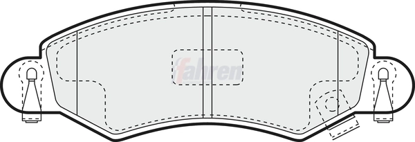Fahren fékbetétkészlet, tárcsafék - FBP3306 - TothCarparts