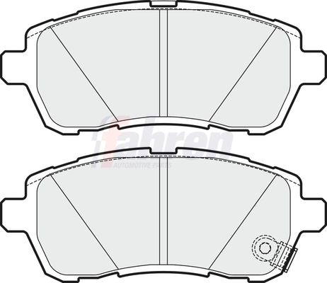 Fahren fékbetétkészlet, tárcsafék - FBP3663 - TothCarparts