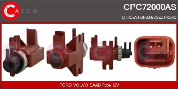 CASCO nyomásátalakító, kipufogógáz-vezérlés - CPC72000AS - TothCarparts