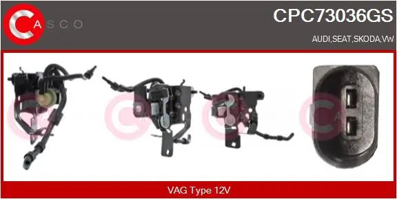 CASCO Nyomásátalakító, turbótöltő - CPC73036GS - TothCarparts
