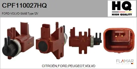 FLAMAR nyomásátalakító, kipufogógáz-vezérlés - CPF110027HQ - TothCarparts