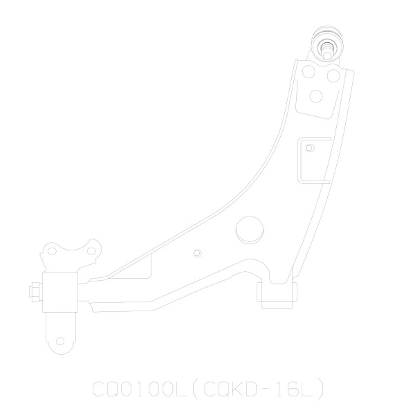 CTR lengőkar, kerékfelfüggesztés - CQ0100L - TothCarparts