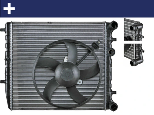 MAHLE hűtő, motorhűtés - CR 123 000S - TothCarparts