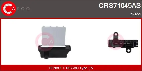 CASCO ellenállás, belső tér szellőzés - CRS71045AS - TothCarparts