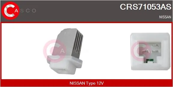 CASCO ellenállás, belső tér szellőzés - CRS71053AS - TothCarparts