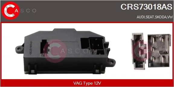 CASCO ellenállás, belső tér szellőzés - CRS73018AS - TothCarparts
