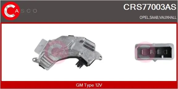 CASCO ellenállás, belső tér szellőzés - CRS77003AS - TothCarparts