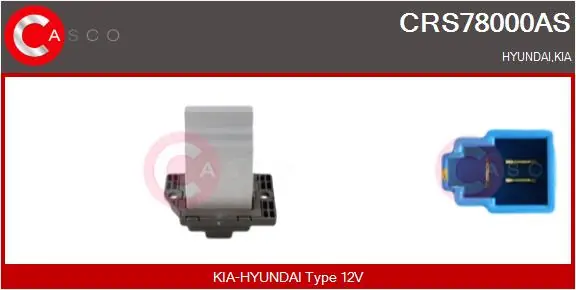 CASCO ellenállás, belső tér szellőzés - CRS78000AS - TothCarparts