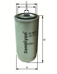 SAMPIYON FILTER Üzemanyagszűrő - CS 0165 M - TothCarparts