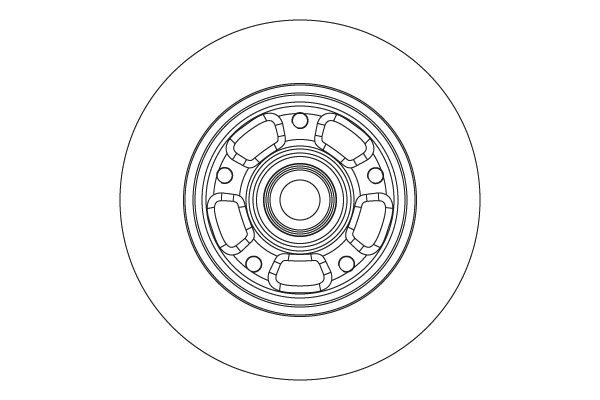TRW féktárcsa - DF6549BS - TothCarparts