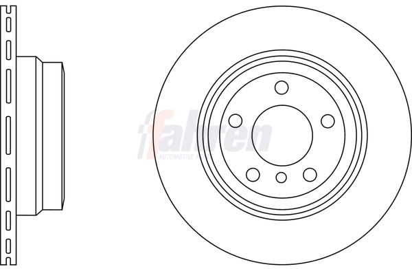 Fahren féktárcsa - FBD6552 - TothCarparts