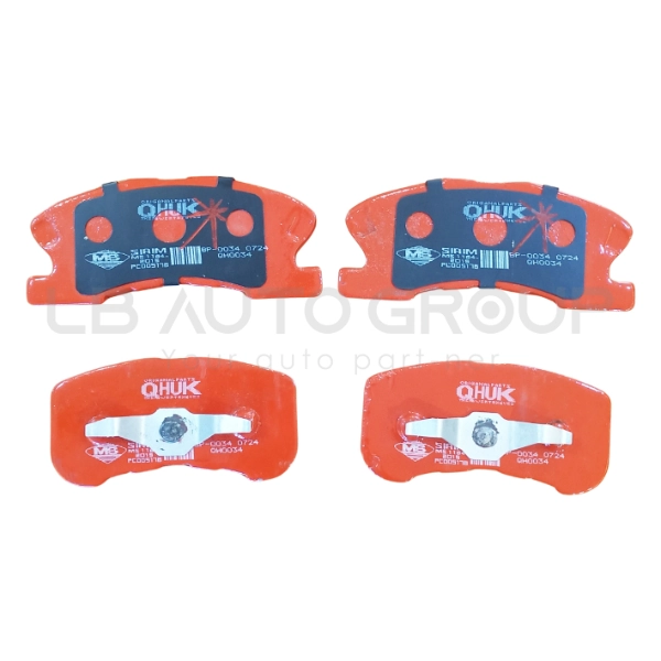 QHUK fékbetétkészlet, tárcsafék - BP-0034M-Q - TothCarparts