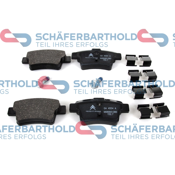 ORIGINAL Schäferbart fékbetétkészlet, tárcsafék - 315 26 261 01 11 - TothCarparts